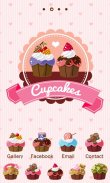 Cupcakes - GO Launcher Theme screenshot 0