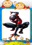 Coloring spiderman Games screenshot 3