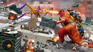 Monster Dinosaur Rampage Game screenshot 0