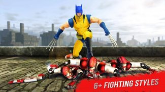 Superhero Street Fights: X-Hero Beat Em Up Game screenshot 0