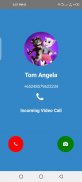 Tom & Angela Fake Call- fake video call screenshot 2