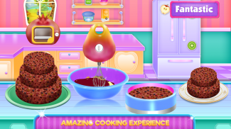 Fruit Chocolate Cake Cooking screenshot 2