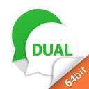 Dual Apps 64 Support Icon