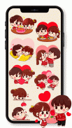 Love Stickers Romantic Couple screenshot 6
