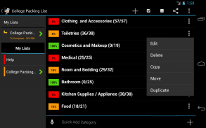 College Packing Checklist FREE screenshot 1