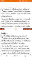 Biblia Takatifu Swahili  Bible screenshot 5