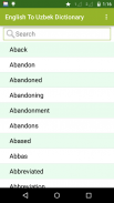 English Uzbek Dictionary screenshot 0