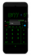 Calculator Green Dark screenshot 3
