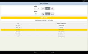 BMI Calculator screenshot 2