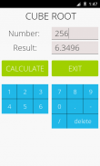 Calculadora raiz cúbica screenshot 1