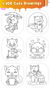 Cute Kitty Coloring Glitter screenshot 7