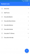Ranked Lists screenshot 5