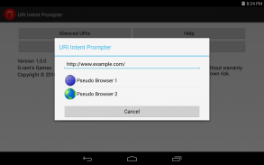 URL Intent Prompter Lite screenshot 1