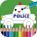 Kids painting & coloring game Icon