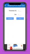 Kalkulator Persentase : Hitung Persen dengan Mudah screenshot 2