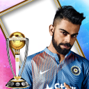 Indian Cricket Photo Frame Icon