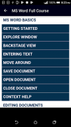 Learn MS Word (Basic & Advance) screenshot 0