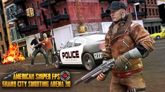قناص 3D FPS اطلاق الرصاص ألعاب screenshot 4