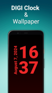 DIGI Clock & Wallpaper screenshot 5