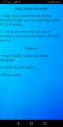 Easy Audio Recorder Pro - Voice Recorder screenshot 0