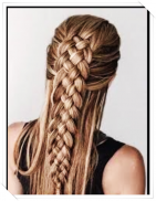 Hair braids step by step. Simple braids screenshot 5