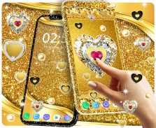 Gold live wallpaper 2020 screenshot 1