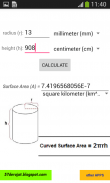 Cylinder Calculator screenshot 4