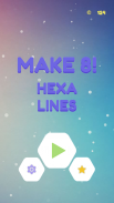 Up to 8! Merge Block In Hexa Lines Puzzle screenshot 4