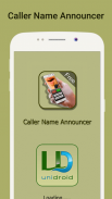 कॉलर नाम उद्घोषक, कॉल और एसएमएस पर फ्लैश screenshot 0