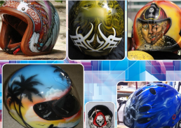 airbrush helmet design screenshot 2