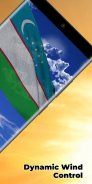 Uzbekistan Flag Live Wallpaper screenshot 4