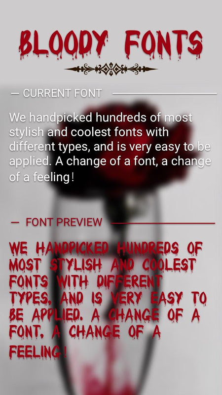 Bloody Font For Flipfont Cool Fonts Text Free 47 0 Download