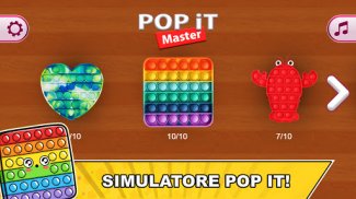 Pop it Antistress fidget gioco screenshot 4