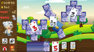 Tiger Solitaire: Fun tripeaks card solitaire screenshot 12