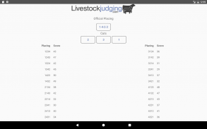 Livestock Judging Score Calc screenshot 1