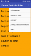 Facture Electricité & Gaz فاتورة الكهرباء والغاز screenshot 4
