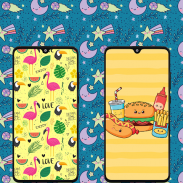Hình nền dễ thương 💜 Cute Wallpapers Kawaii screenshot 4