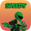 Speedy Green Motorcycle