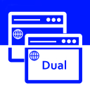 Dual Browser: Fast Secure Split Screen Browser Icon