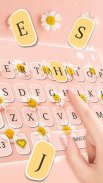 Tema Keyboard Lovely Daisy screenshot 2