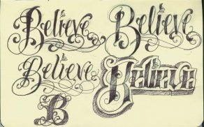 Tattoo Lettering screenshot 0