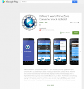 World Clock Time Zones Widget screenshot 0