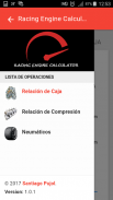 Racing Engine Calculator screenshot 2