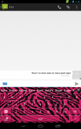 Pink Zebra Keyboard screenshot 4