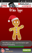 Christmas Talking Gingerbread screenshot 2