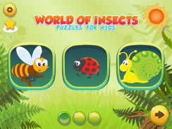 Puzzles for kids World of Insects screenshot 3