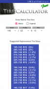 Tire Size Calculator screenshot 1