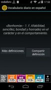 Vocabulario diario en español screenshot 0