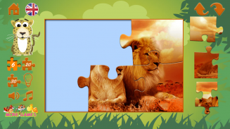 Les puzzles:  animaux sauvages screenshot 0