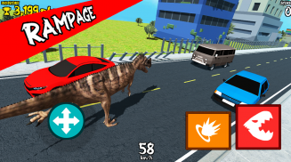 Dinosaur Road Rampage screenshot 3